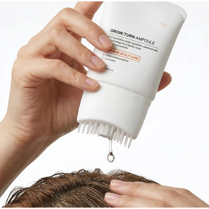 PDRN Hair Care Essence Liquid Scalp Massage Brush Nourish Hair Follicles Repair Damaged Scalp Hair Daily Care Fresh Not Greasy