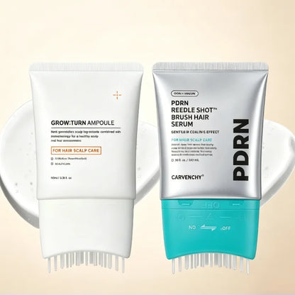 PDRN Hair Care Essence Liquid Scalp Massage Brush Nourish Hair Follicles Repair Damaged Scalp Hair Daily Care Fresh Not Greasy