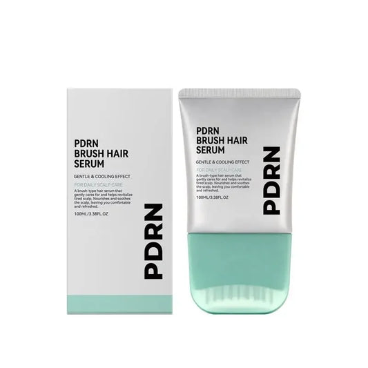 PDRN Hair Care Essence Liquid Scalp Massage Brush Nourish Hair Follicles Repair Damaged Scalp Hair Daily Care Fresh Not Greasy