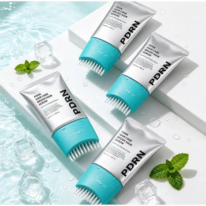 PDRN Reedle Shot Brush Hair Serum Cooling Scalp Serum Comb‑Tip Nourish Soothe Scalp Care Essence 100Ml
