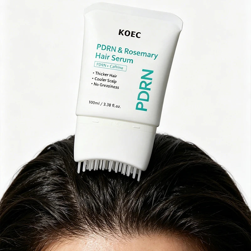 Pdrn Reedle Shot Brush Hair Serum Nourishing Strengthening Hair Care Essence Improve Scalp Environment for Daily Scalp Care