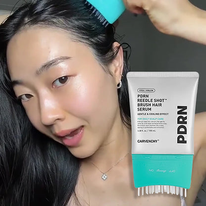 Pdrn Reedle Shot Brush Hair Serum Nourishing Strengthening Hair Care Essence Improve Scalp Environment for Daily Scalp Care