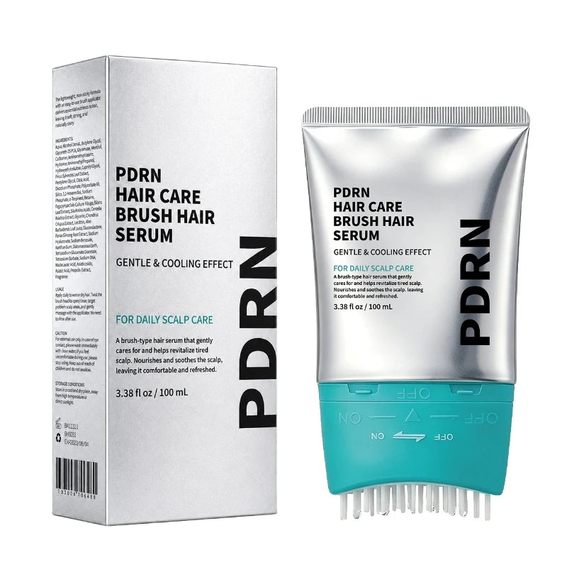 Pdrn Reedle Shot Brush Hair Serum Nourishing Strengthening Hair Care Essence Improve Scalp Environment for Daily Scalp Care