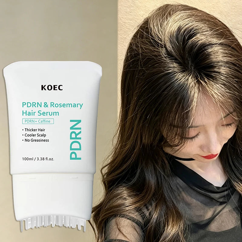 Pdrn Reedle Shot Brush Hair Serum Nourishing Strengthening Hair Care Essence Improve Scalp Environment for Daily Scalp Care